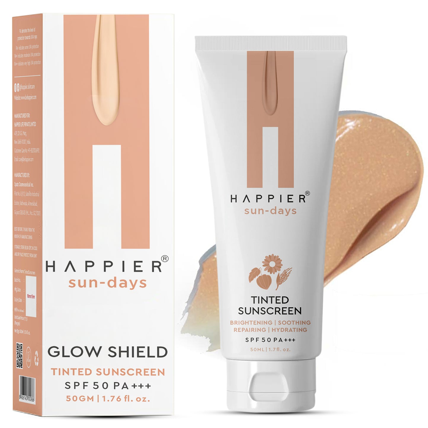 Tinted Sunscreen SPF 50 PA+++ (50ml)