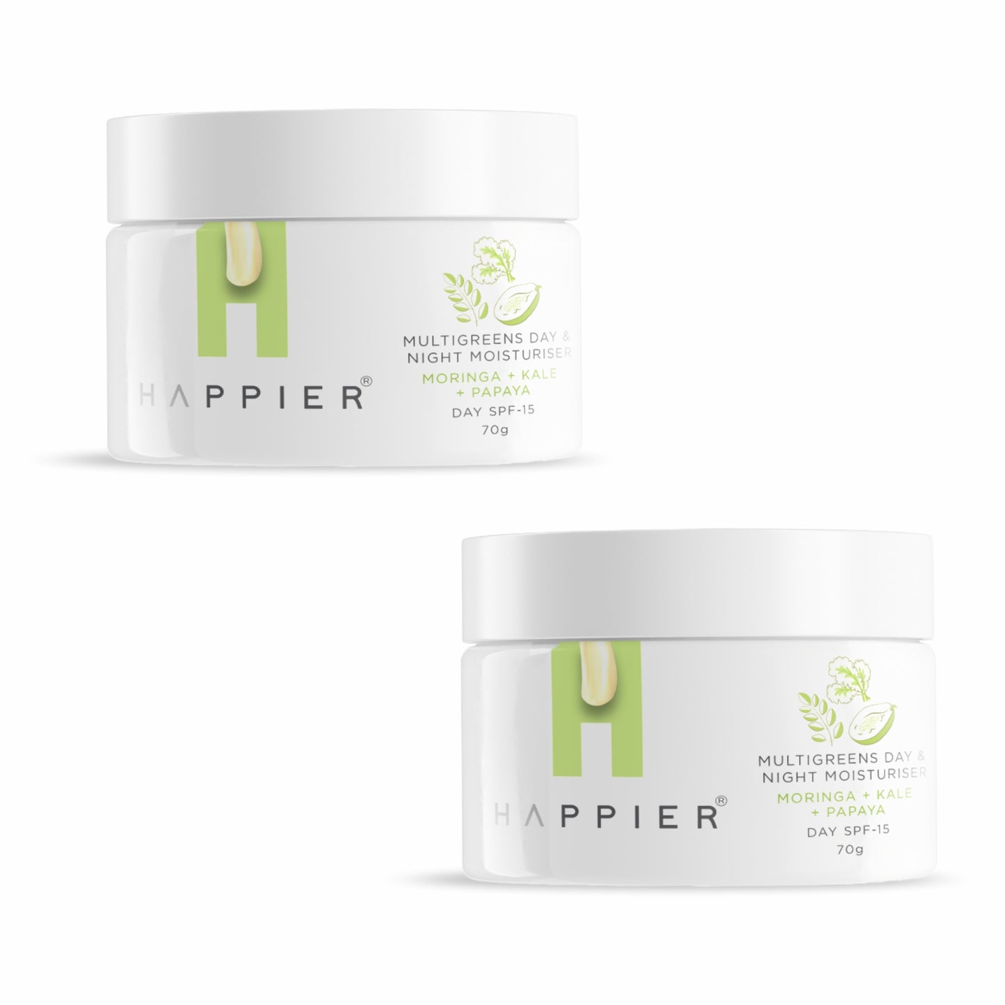 Multigreens Day and Night Moisturiser Pack of 2
