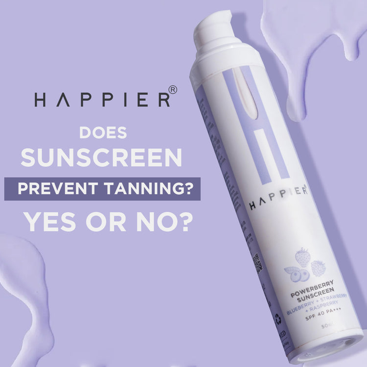 Does sunscreen prevent tanning? Yes or No? Happier Life Pvt. Ltd.