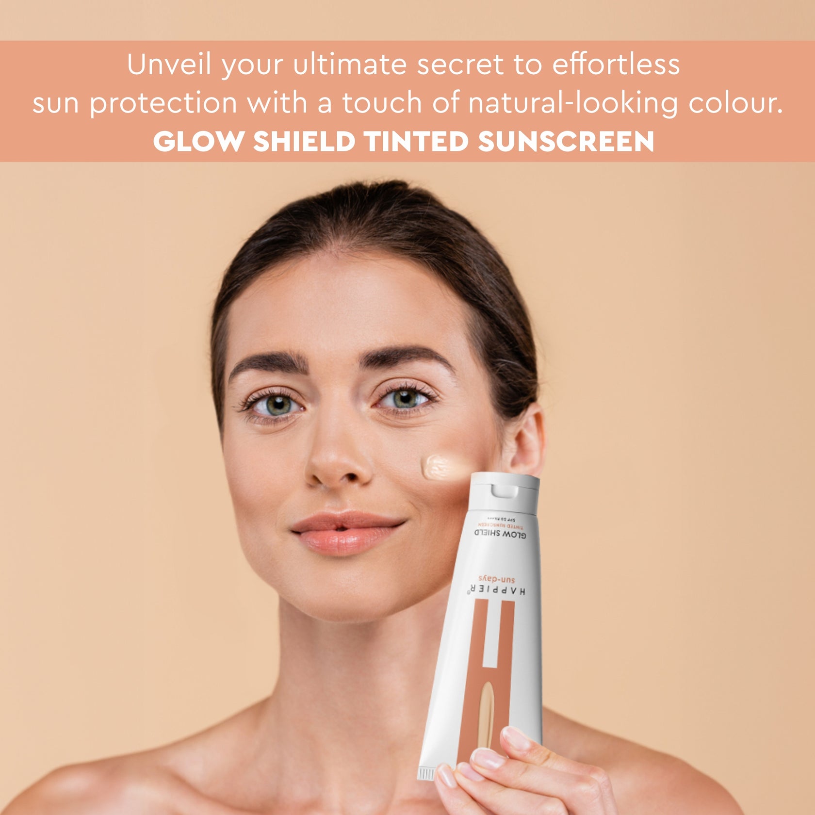 Tinted Sunscreen SPF 50 PA+++ (50ml) Happier Life Pvt. Ltd.